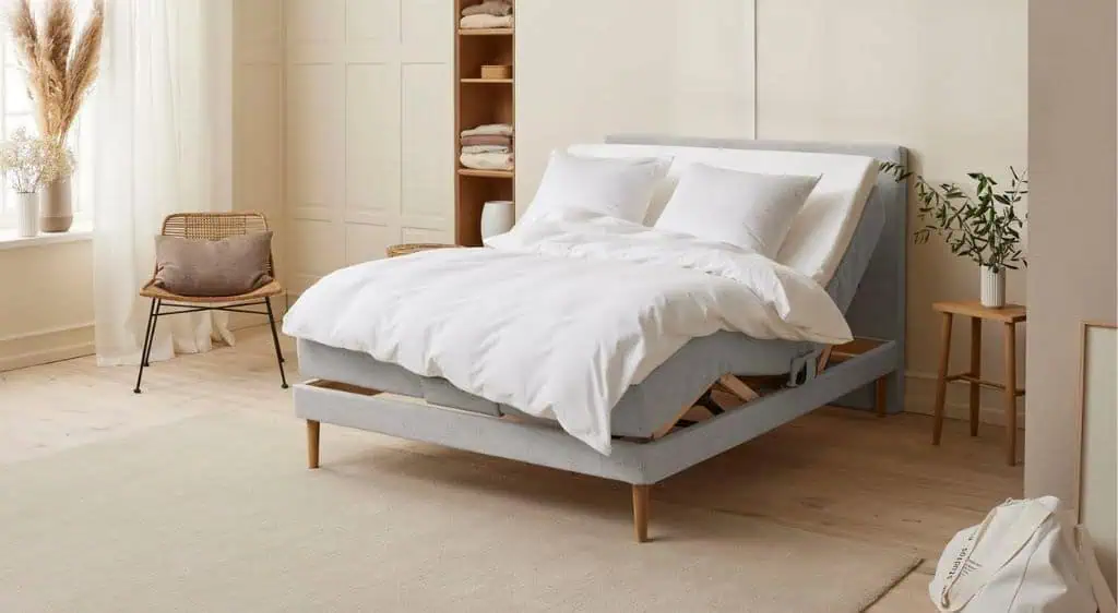 Trykaflastende - 140x200 elevationsseng i høj dansk kvalitet