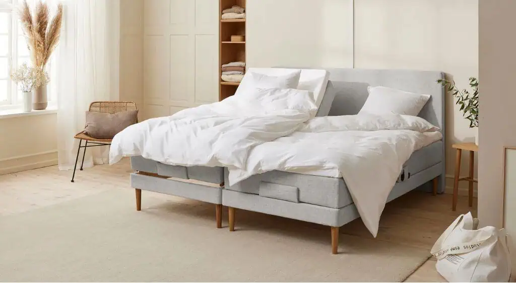Trykaflastende - 180x200 cm seng med overlegen ergonomisk støtte
